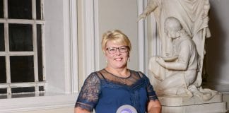 CARING ANN GETS IN ON THE ACT AT SOCIAL CARE OSCARS Ann Ridgway Bronze 1