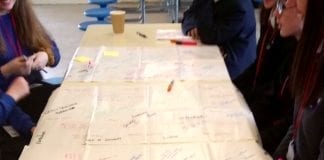 Young people have their say on safeguarding issues/ Pupils participating in the safeguarding workshops 1 scaled