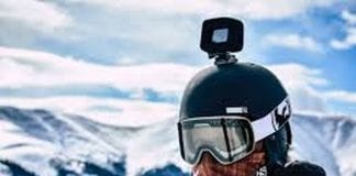 Can a helmet camera act as a dash cam for the slopes? Action Camera helmet