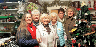 Selfless NSPCC Cymru/Wales volunteers helping keep children safe this Christmas L R Volunteers Annette Edwards Cathie Cornish Kate Boyle Joan Riley Lynn Blythman and Jenny Christian 1