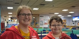 Half of young carers feel responsible for giving their family a good Christmas Vikki Phillips with Alfir Clynes scaled