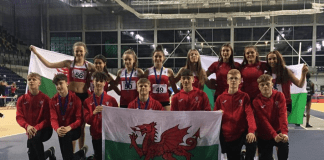 Busy weekend of Indoor Athletics competition for Wales’ youngsters at Cardiff and Glasgow Welsh Schools Team 2019