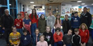 Christmas bowling treat for young carers thanks to Milford Haven Rotary Club young carers at phoenix bowl milford haven scaled
