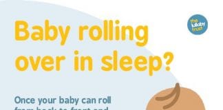 The Lullaby Trust Baby rolling over in its sleep