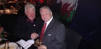 Mike Nicholas awarded MBE in The 2020 Queen’s New Year honours list Mike Nicholas receiving his WRL Hall of Fame honour from Brian Juliff in 2017 credit WRL.