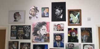 Welsh film star Michael Sheen has been handed a new role – as the subject for dozens of Swansea portrait artists. Selection