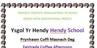 APPLICATION FOR FINANCIAL ASSISTANCE/CAIS AM CYMORTH ARIANNOL Fairtrade Coffee Morning