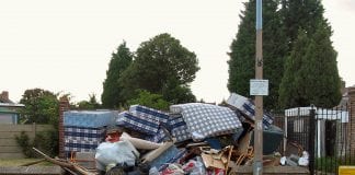 MANDATORY MATTRESS RECYCLING NEEDS IMPOSING ON MANUFACTURERS TO REDUCE FLY-TIPPING illegal Mattress Dumping