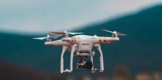 Council uses drones to distribute public information messages drone 2