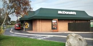 Continuing to serve you safely mcdonald Trostre 1