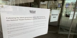 CORONAVIRUS: LOCAL GOVERNMENT AND ARTS COUNCIL ENGLAND LAUNCH COLLABORATION TO SUPPORT CULTURAL ORGANISATIONS National Theatre