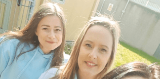 Going the extra mile for Bridgend key workers right to left Joanne Williams Team Leader with childcare workers Lisa Wells and Gemma Rees