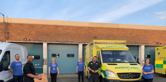 Ambulance staff take away tasty meals NHS Meals