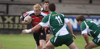 Wales Dragonhearts international Scott Bessant dies aged 37 Pic credit Ian Lovell Scott in action for Wales Dragonhearts against Ireland in 2008.