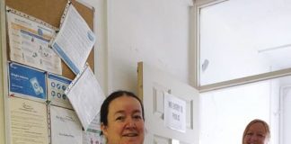 EMERGENCY FOODBANK SUPPORTS HENDY RUGBY CLUB Vikki Carrot and Annmarie e1592830562941