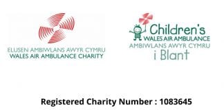 Charity’s Virtual Run Raises Over £18k/Ras Rithwir Elusen yn Codi Dros £18K Wlaes Air Ambulance Logo e1591621902101