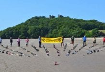 LLANSTEFFAN BEACH, CARMARTHEN. XRCarmarthen