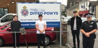 Teens praised for bravery after sea rescue Supt Ifan Charles and teens who saved man s life