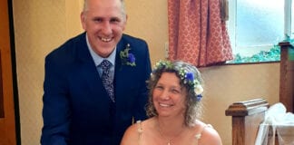 Couple thank team for supporting their post-lockdown wedding alex and sascha dowcra