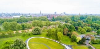 Central London Crowned the Greenest City in the UK Diana Princess of Wales Memorial Fountain Hyde Park London 1