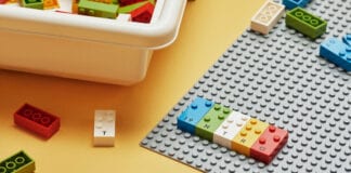 RNIB works with the LEGO Foundation to bring LEGO® Braille Bricks toolkits to children in Carmarthenshire & Ceredigion 2020 05 07 Lego Braille 0021 scaled