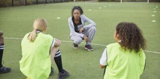 Sam Warburton and Swansea City FC back NSPCC campaign to make sports clubs safer for children Children pictured are models. Credit Tom Hull