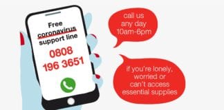 Helping others helps you cope, say British Red Cross volunteers, as survey shows 55% of UK adults’ mental health has been negatively impacted by the pandemic Coronavirus support line
