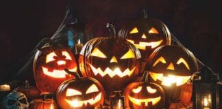 Tips and Tricks on how to have a sustainable Halloween Halloween Pumpkins Display