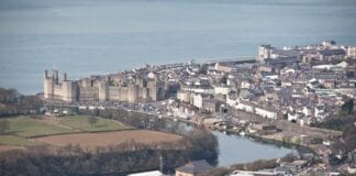 PLAID Y GENEDL GYMREIG (WNP) YN GALW AM GYFARFOD ARBENNIG O GYNGOR GWYNEDD I DRAFOD NEWID ENWAU TAI AC AIL GARTREFI 0 RWP DPW 080814aerial 8JPG