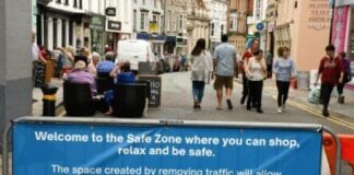 Safe Zones arrangements for Easter Aber Social News Cardigan safe zone