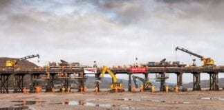 First stage of Barmouth Viaduct’s biggest restoration is complete Barmouth Phase 1 completion photo