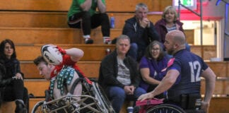 WRL accredited with insport Ribbon Award from Disability Sport Wales D3S 9978
