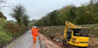 Central section of Heart of Wales line handed back after huge storm recovery effort HoW line reinstatement 1 resized