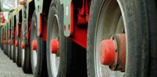 LGA responds to £10 million of additional government funding for councils to help with EU Transition at ports Lorry wheels red and grey 940 x 619