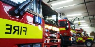 Mid and West Wales Fire and Rescue Service condemn attacks on its firefighters PA 1826591
