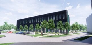 Gwaith adeiladu i ddechrau ar Ganolfan Dechnoleg arloesol sy’n hunan-bweru SBTC South View 01 3