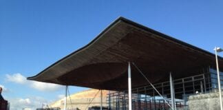 “Lift The Stress On Our Farmers”- Welsh Lib Dems Message To Welsh Labour Government Senedd outside