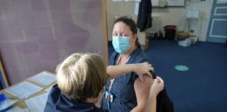 Hywel Dda Health Board: History made across Hywel Dda as staff among first in the world to receive Covid vaccine 130704915 3796433850388006 1979160696939072884 o