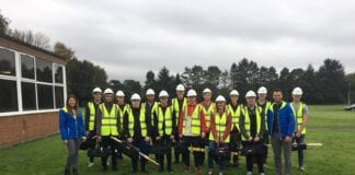 50 new construction apprenticeships created in South West Wales Cyfle Shared Apprenticeship recruits pictured before COVID 19