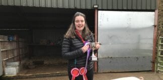 FFERMWR IFANC O GEREDIGION YN FUDDUGOL YN Y GYSTADLEUAETH PESGI MOCH YN FFAIR AEAF RITHIOL CYMRU Teleri Evans 1 scaled