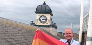 Railway worker recognised in New Year’s Honours list for improving inclusivity shane prideflag