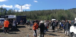 Equipment seized and partygoers reported for summons as police shut down illegal rave skynews illegal rave south wales 5081797