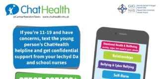 ChatHealth launches in three counties Carmarthenshire