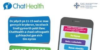 Lansio ChatHealth mewn tair sir Carmarthenshire WELSH