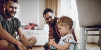 Innovative fostering service comes to North Wales Gay fathers with child.width 1000