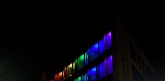 Transport for Wales lights up for LGBT+ History Month LGBT light up scaled