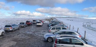 Annog y cyhoedd i osgoi’r Preseli gan fod disgwyl rhagor o eira PreseliJan2021web