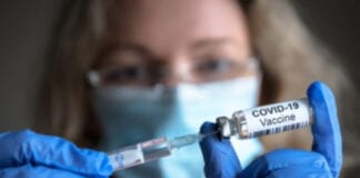 Vaccinations covid vaccine closeup