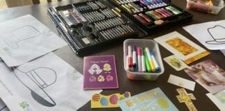 Mae Elusen y GIG yn annog pawb i gymryd rhan a chael hwyl yng nghystadleuaeth Boned y Pasg. easter bonnet prep scaled