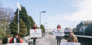 1,100 community rail volunteers and six local partnerships poised to play a key role in Wales’ recovery L R Jennifer Barfoot Dawn Lyle Zoe Antrobus and Toni Cardew Changemaker Fund Officer scaled